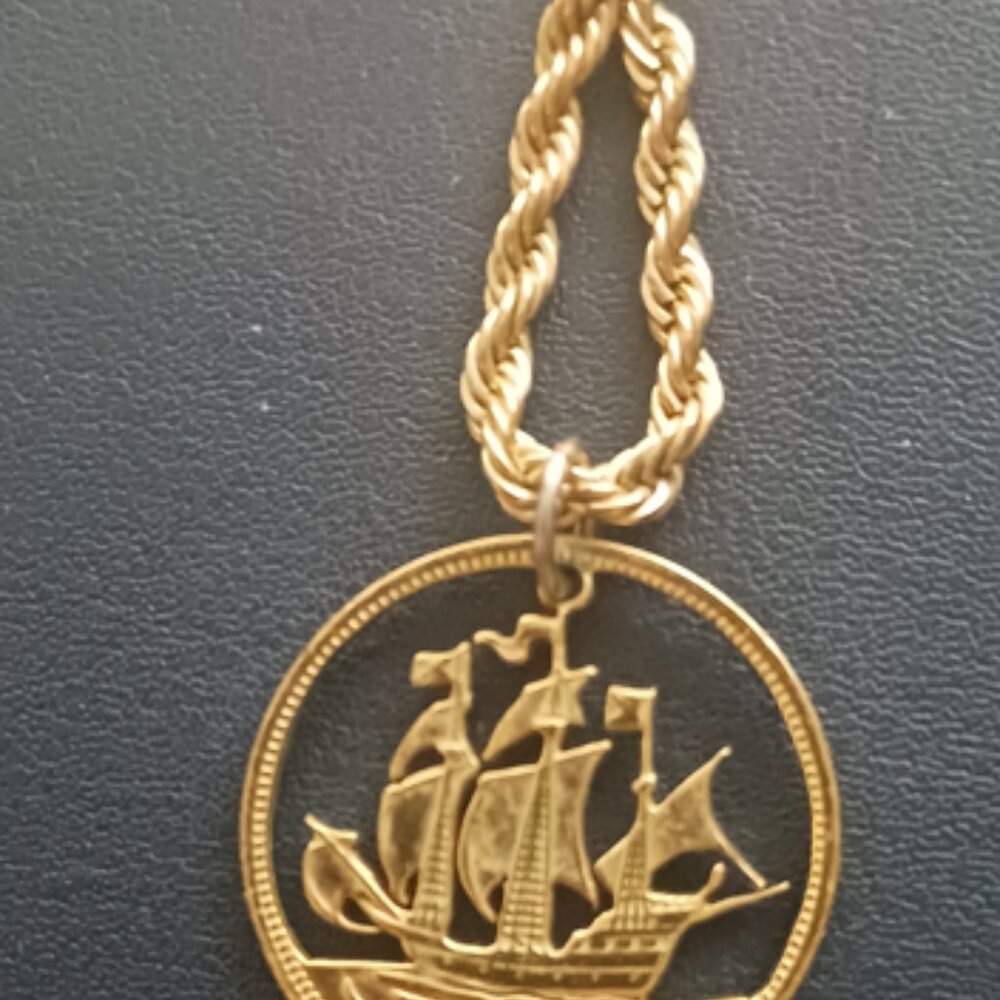 British penny necklace